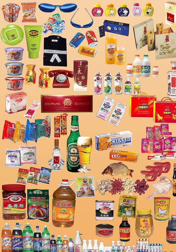 琳琅满目，生活之基 日用百货图片素材全览与价值解读